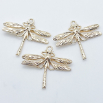 Подвеска Стрекоза, цвет золото, размер 21*24 мм, цена за 1 шт
