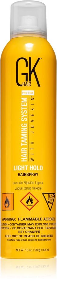 GK Hair Light Hold Hairspray - Лак для волос средней фиксации для длительного эффекта фиксации /   320  ml  / GTIN 815401012602