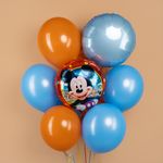 Шар (18''/46 см) Круг, Микки Маус, 1 шт. в уп.