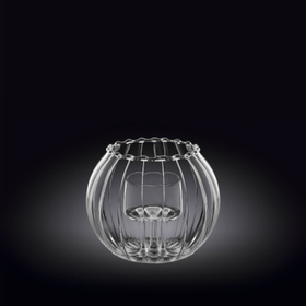 Подсвечник d=70/45 мм. h=90 мм. рельефный Термостекло Wilmax (888975)