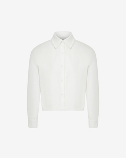 Укороченная рубашка из хлопка