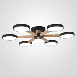 Потолочная Люстра Turna 6 Black By Imperiumloft