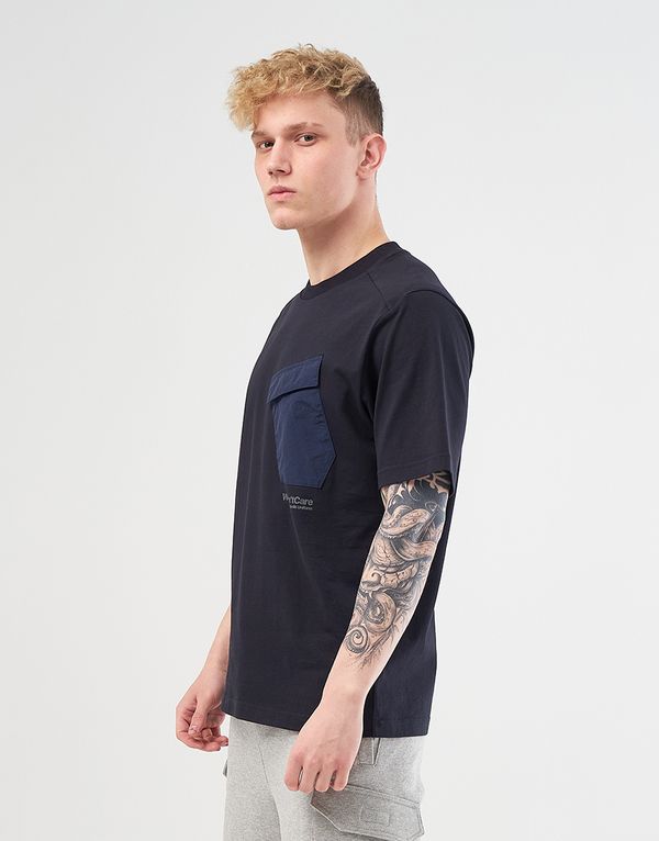 Футболка We Don’t Care Pocket T-shirt Navy - фото 4