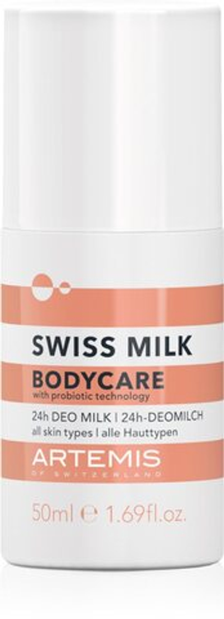 ARTEMIS SWISS MILK Bodycare - кремовый дезодорант /   50  ml  / GTIN 7640124654050