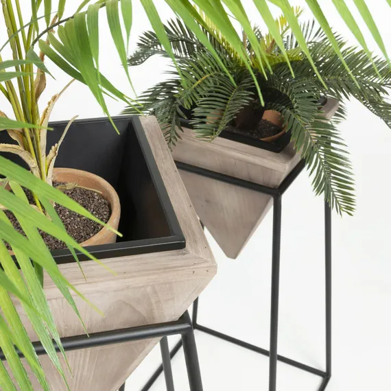 Комплект из 2 кашпо Star