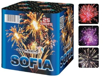 Батарея салютов "Sofia" GP498/2 25 залпов * 0,8"  (1/12)