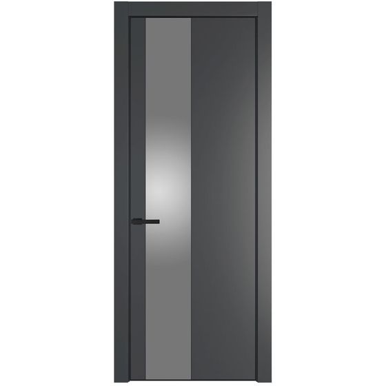 Profil Doors 19PA графит профиль чёрный матовый стекло серебро матлак