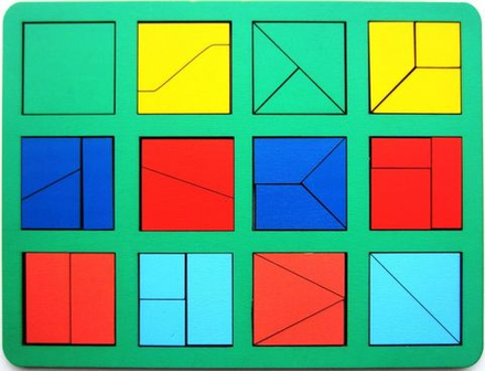 Сложи квадрат Никитина 1 уровень (Макси)