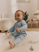 Комбинезон вязаный для малышей Next E16-002, Голубой