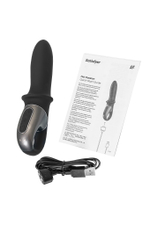 Анальный вибратор Satisfyer Hot Passion с подогревом черный