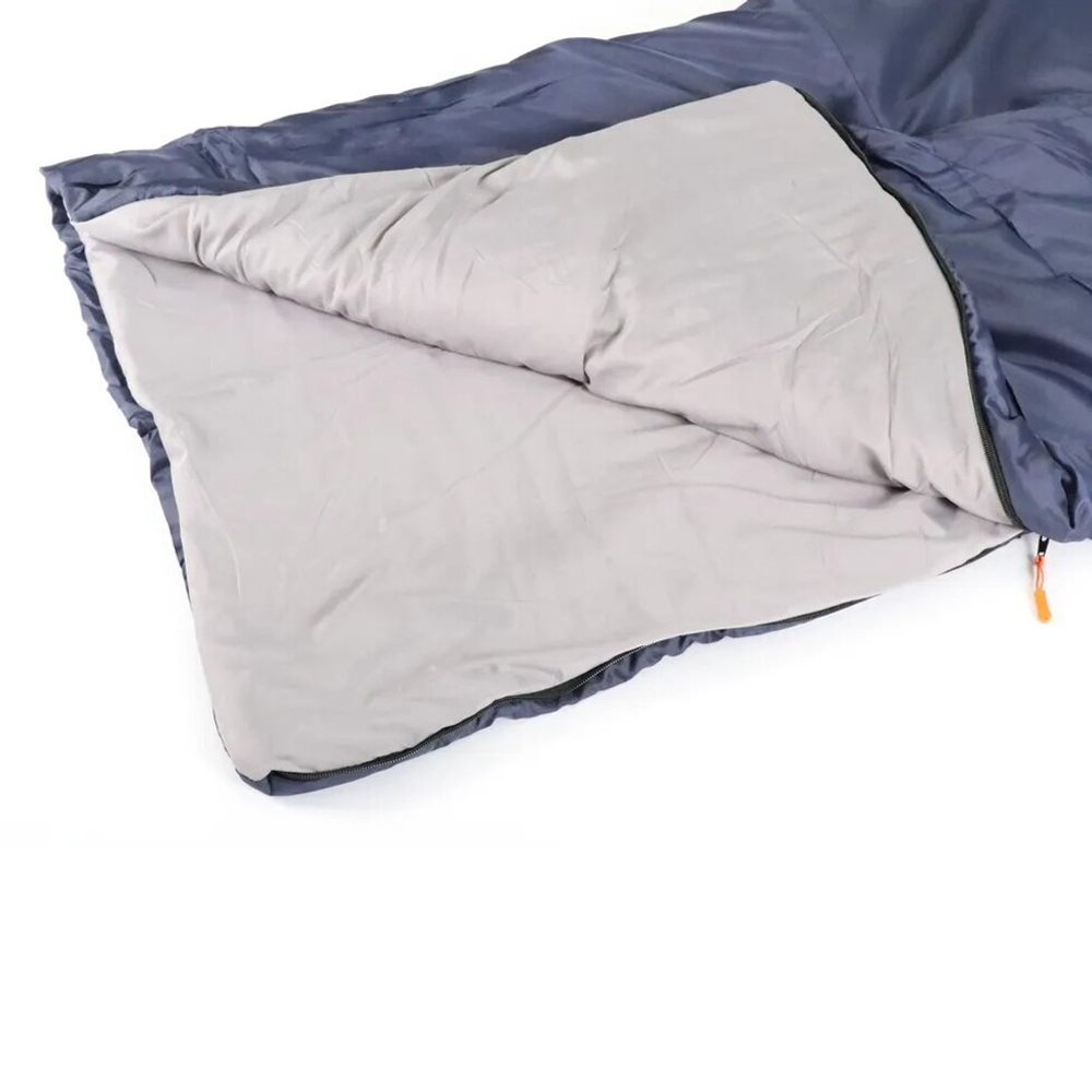 Спальный мешок-одеяло  "Следопыт - Camp", 200х75 см., до 0 С, 3х слойный, цв. темно-синий PF-SB-37