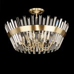 Citilux Вестерос CL307183 Люстра хрустальная потолочная Бронза