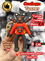 Титан Спикер Мен 2.0 игрушка брелок Скибиди Туалет