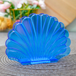 Салфетница "Ракушка" голубая