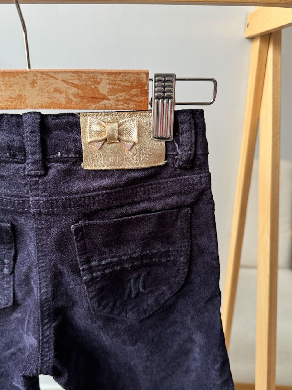 Велюровые брюки Monnalisa, 104