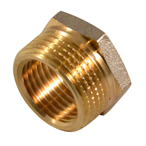 Футорка латунная никелированная НР/ВР Ру 40