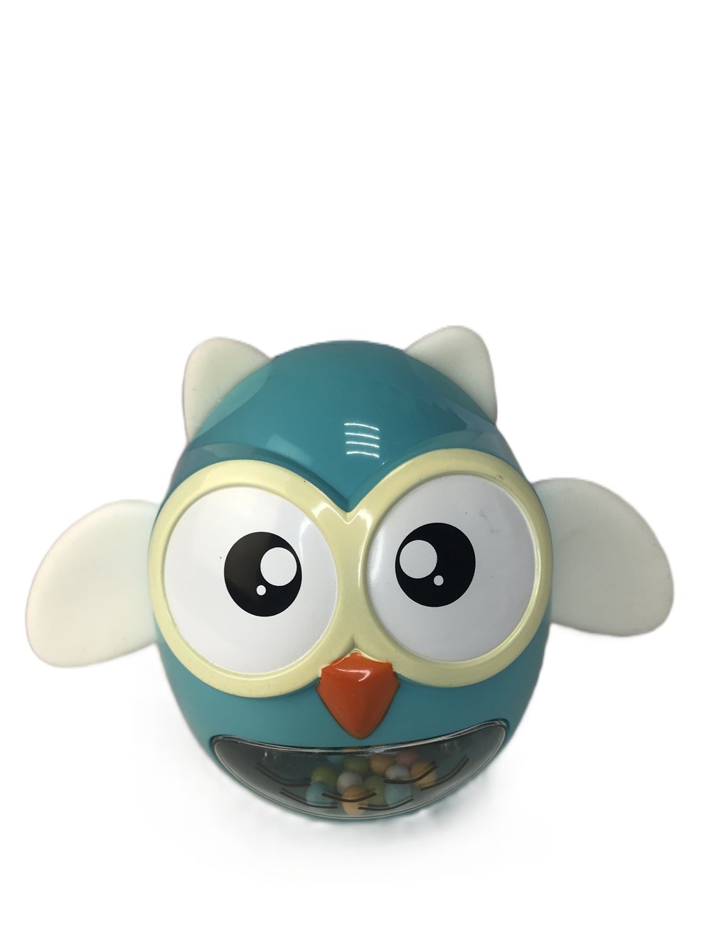 Погремушка Сова - неваляшка, цвет голубой (S-Y024-1)