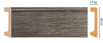 Плинтус DECOMASTER D235-86 (80*17*2400 мм)