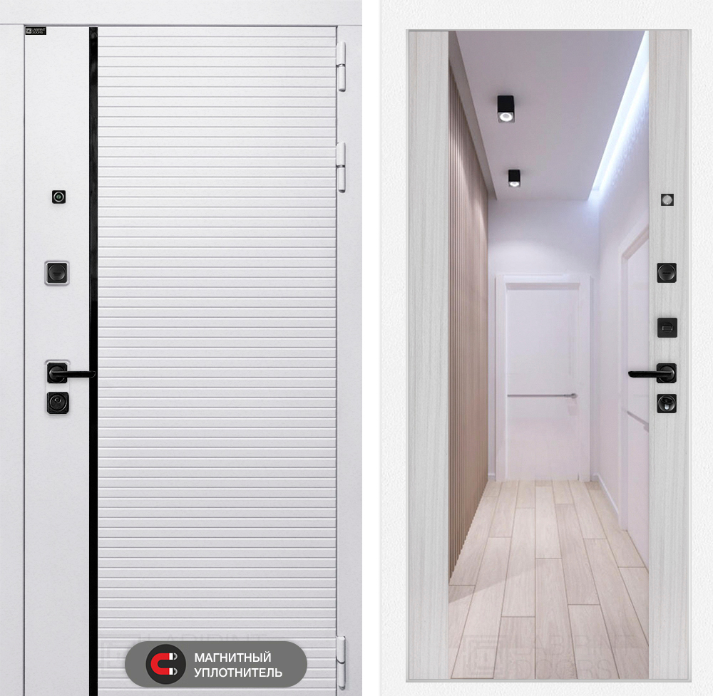 Роял зеркало МАХ сандал белый