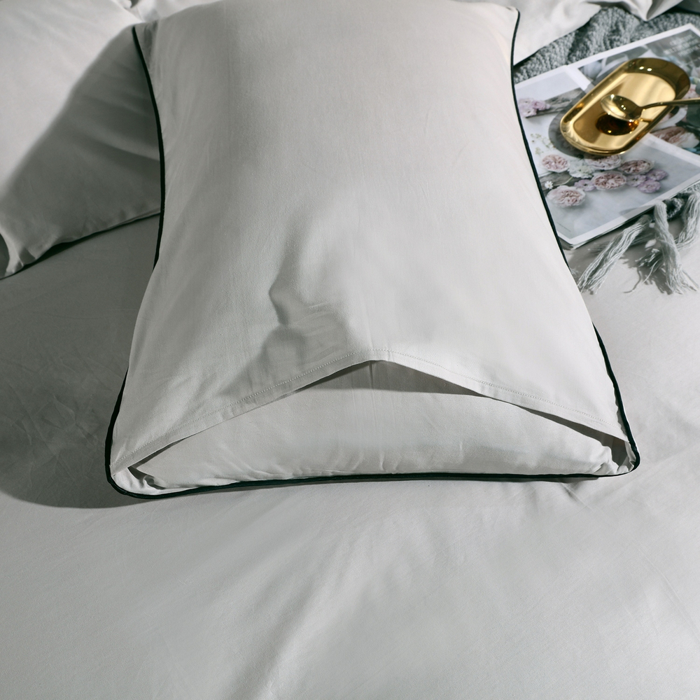 Наволочки 50х70 2 шт Сатин однотонный Элитный 100% египетский хлопок NE00257