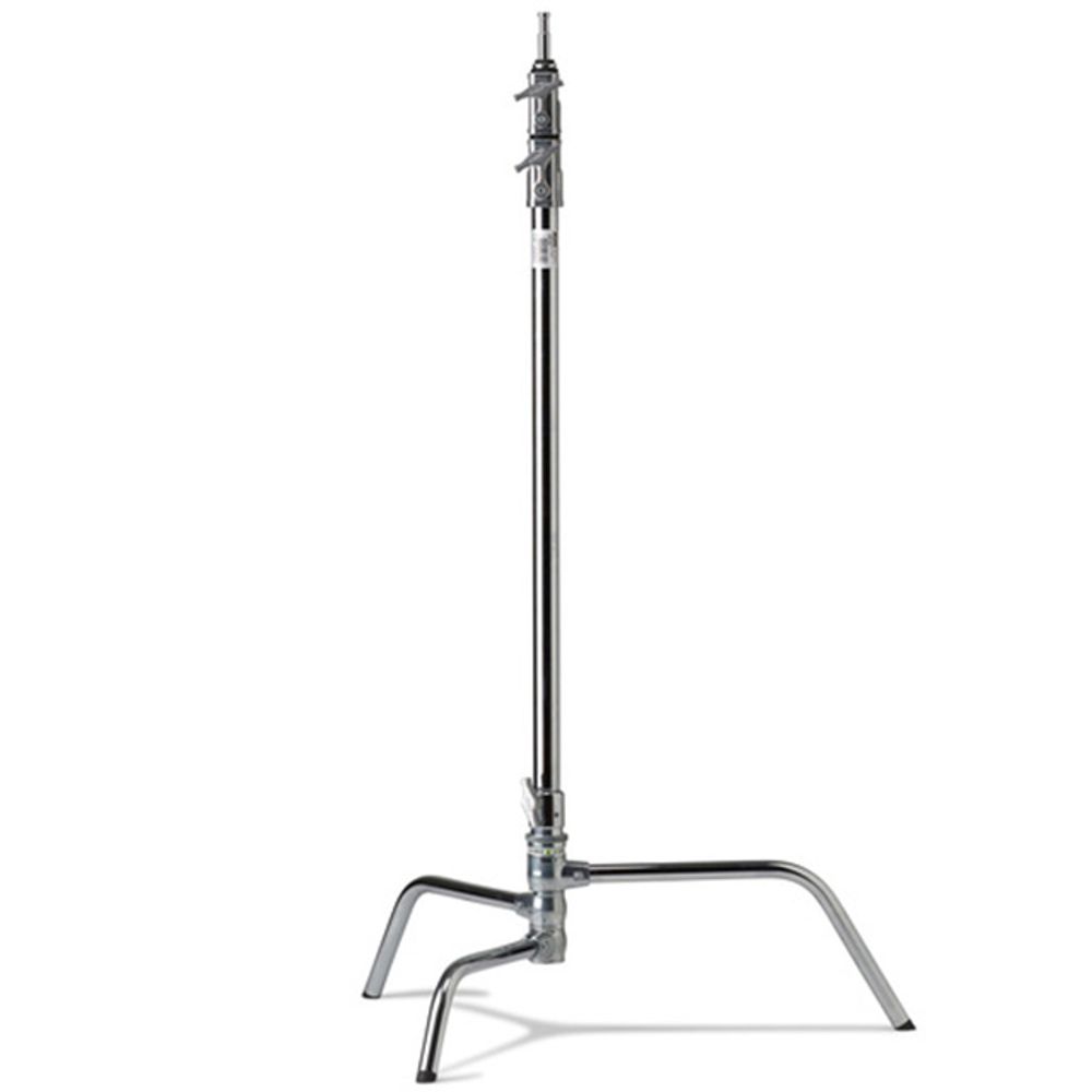 KUPO CT-40M 40” C-Stand w/turtle base Silver. Си-стенд с базой "черепаха" (134 - 295 см)