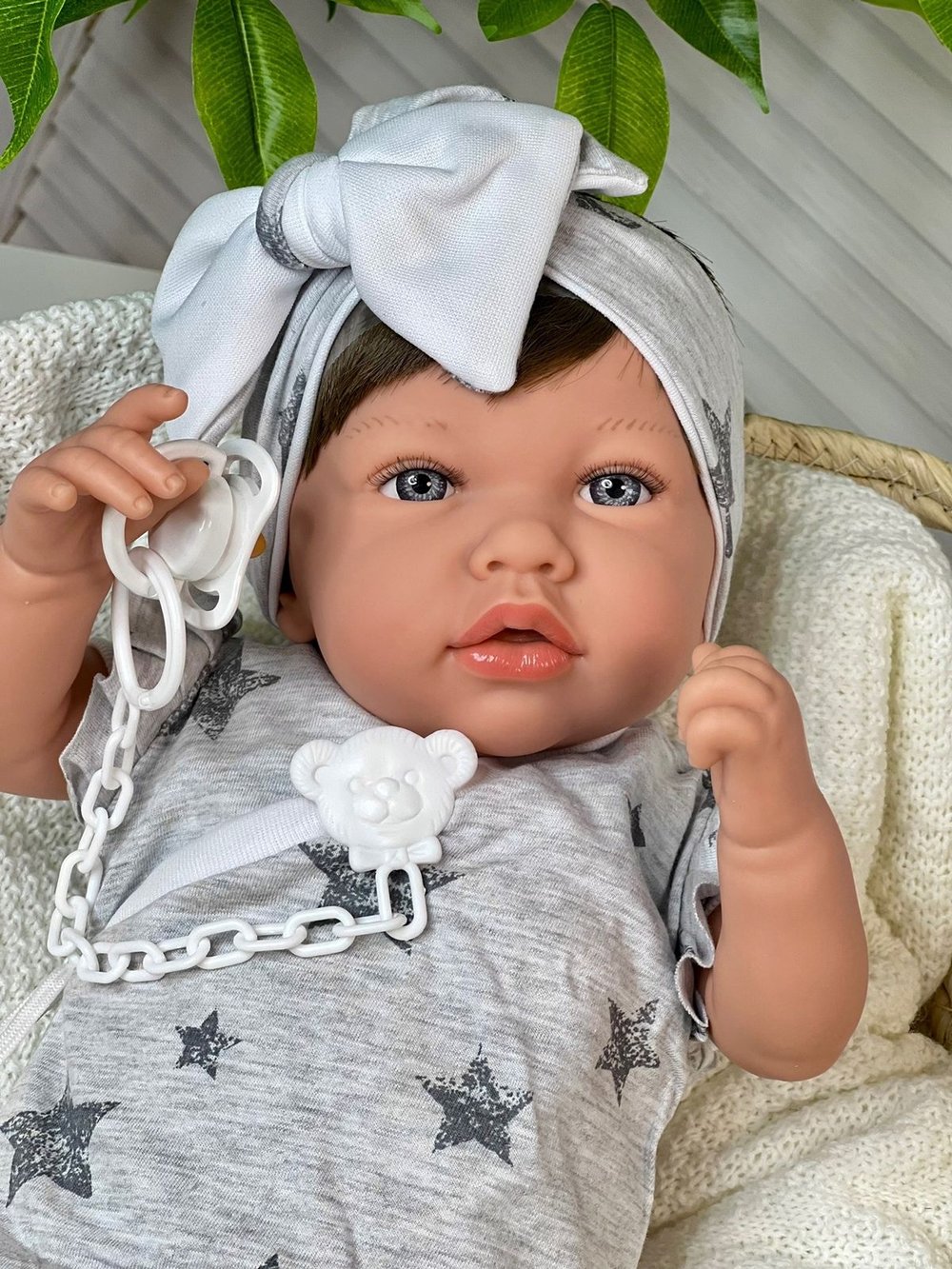 Кукла Marina and Pau 45 cм ANE мягконабивная с пледом в пакете (1240K)