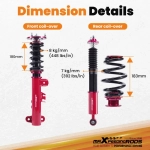 Coilovers Lowering Suspension Kit подходит для автомобилей BMW 3 series E36 92-98 E36 M3 92-97
