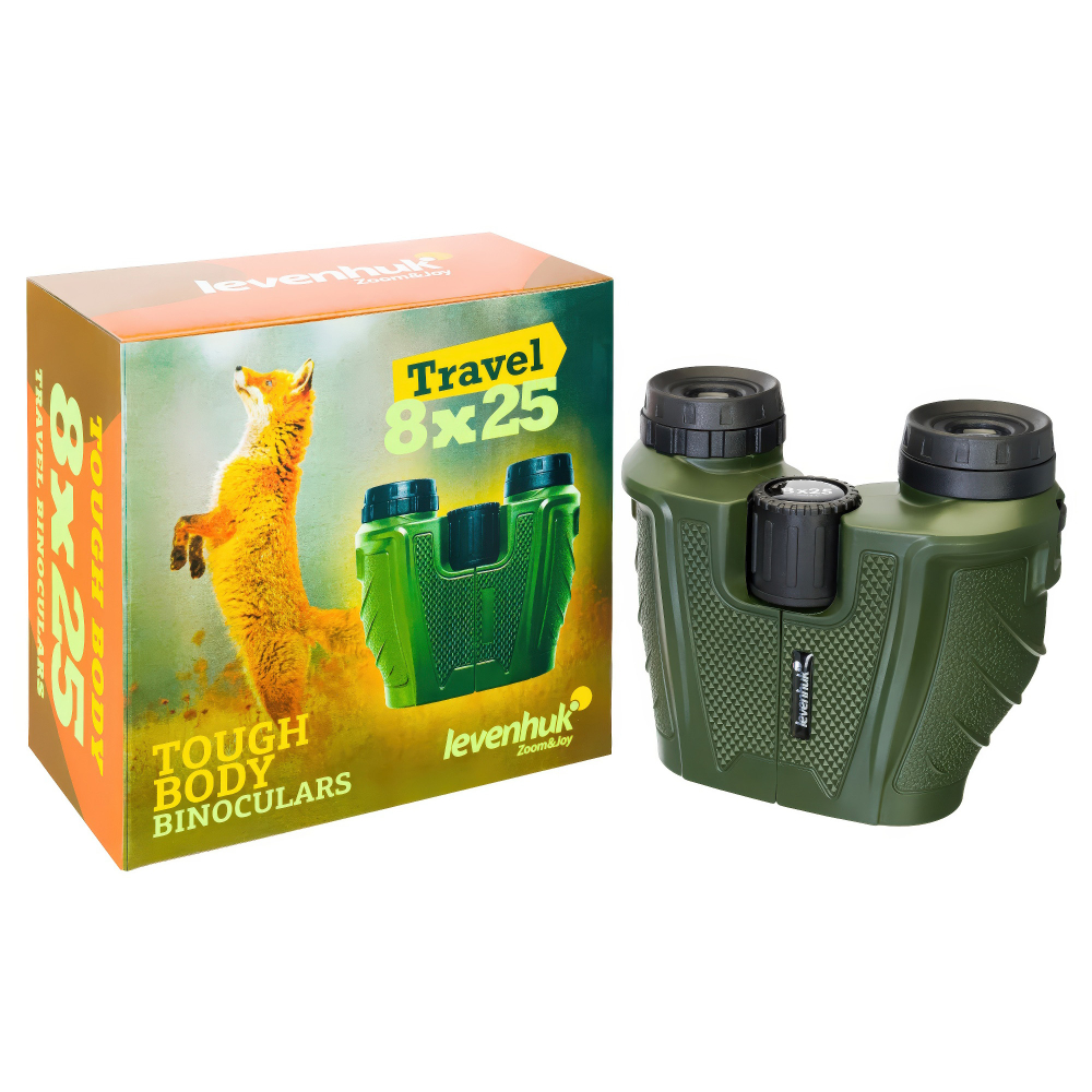 Бинокль Levenhuk Travel 8x25 - Широкое поле зрения