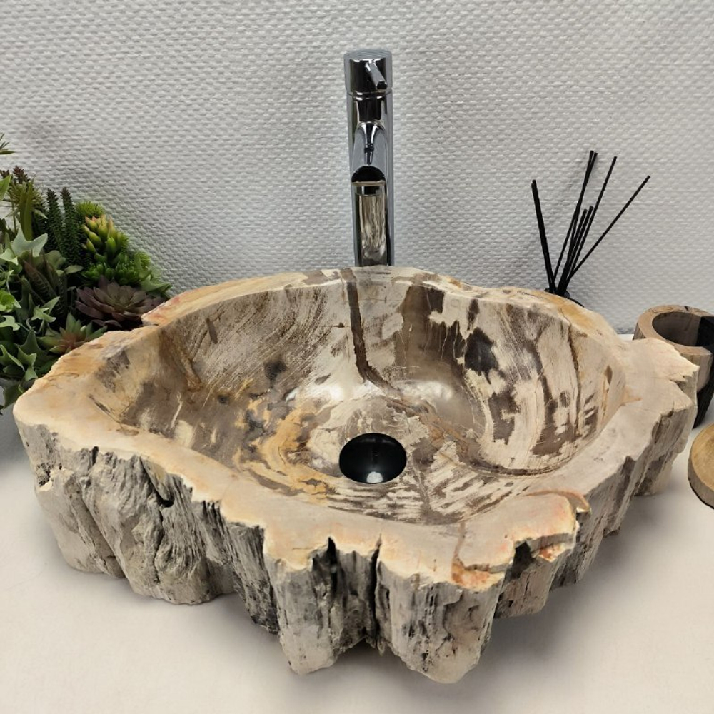 Купить Раковина из окаменелого дерева Fossil Basin OD-02133 58*41*15