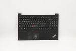 Верхняя панель с клавиатурой (топкейс) для ноутбука Lenovo ThinkPad E15 Gen 3. раскладка - русская, без подсветки, черная (5M11A38065), оригинал