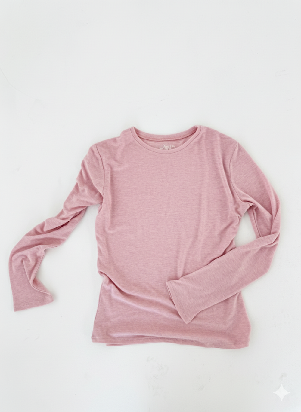 Лонгслив Роза, Розовый