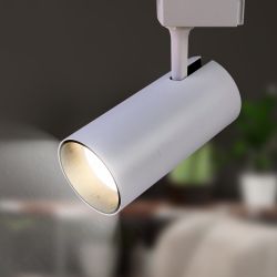 Трековый светильник однофазный ЭРА TR5-3040 WH светодиодный 30Вт 4000К белый | Однофазные светильники LED