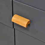 Шкаф для одежды деревянный 2 двери Мадейра 104х59х211 см из массива сосны, с полками и штангой