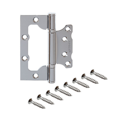 Петля накладная APECS 100*75*2,5-B2-Steel-CR хром (10/100)