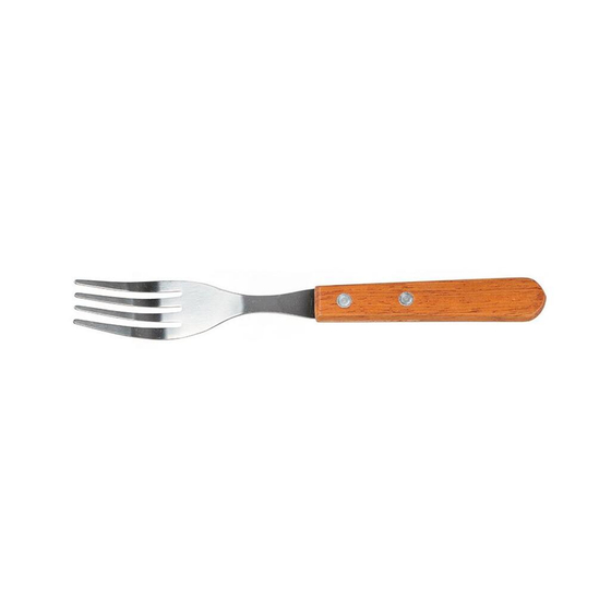 Вилка   19 см набор 6 шт деревянная ручка, P.L. Proff Cuisine