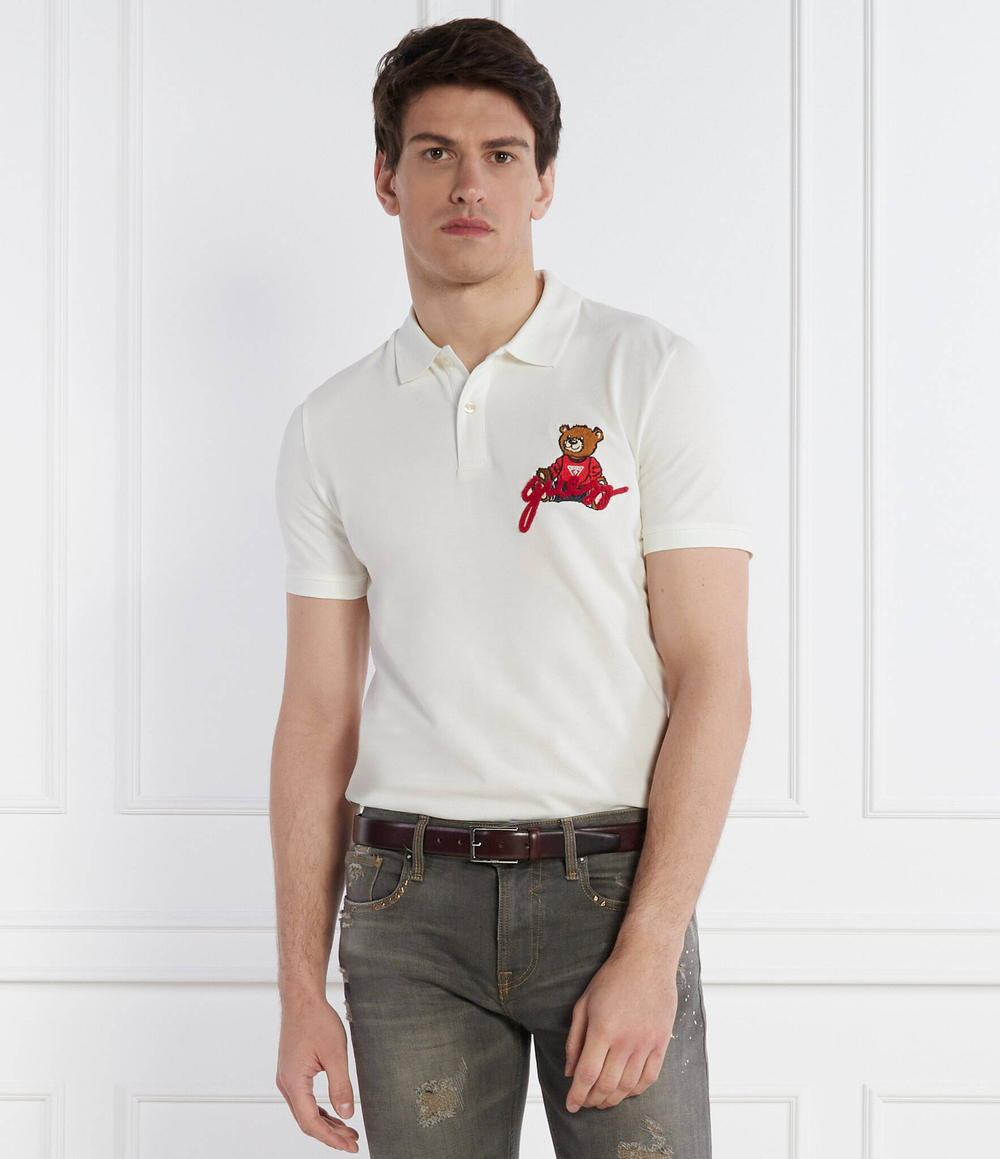 Поло GUESS - белый(M4RP38 KBV51)