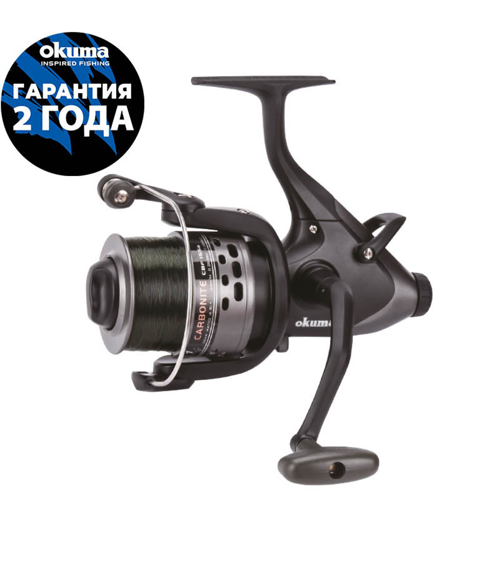 Катушка OKUMA Carbonite XP Baitfeeder 155a + доп. шпуля