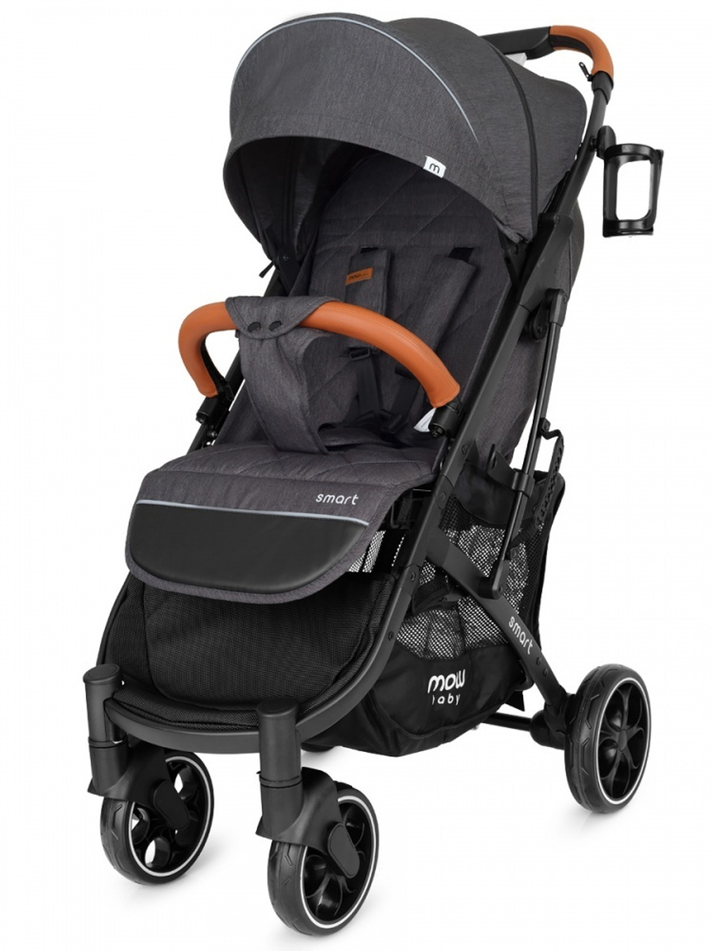Коляска детская MOWBaby "SMART" MB101 Graphite