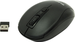 Мышь SVEN Wireless Optical Mouse &lt;RX-255W Black&gt; (RTL) USB 4btn+Roll