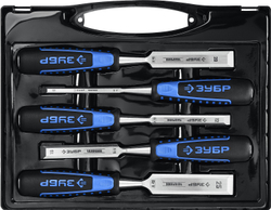 ЗУБР Ударник, 5 предм, набор стамесок-долот, Профессионал (18097-H5)