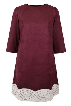 Трикотажное платье 2397ЛП, бордовый #257Б052397ЛП