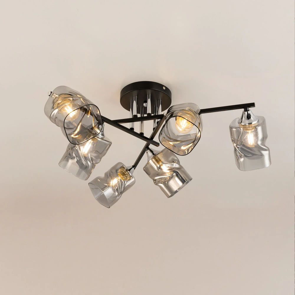 Citilux Клаус CL134165 Люстра потолочная Чёрная