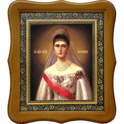 Александра Романова императрица Российская. Икона на холсте.