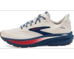Кроссовки для бега Brooks Ghost 18 - Coconut/Red/Blue