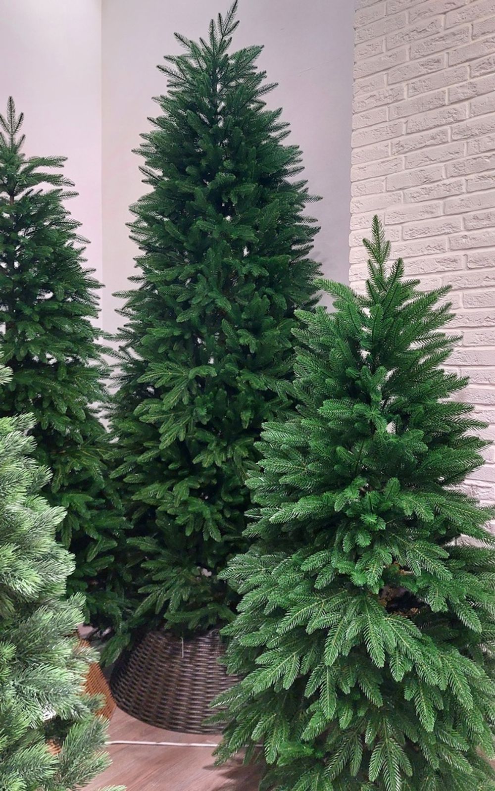 Ель искусственная «Барбара» (Литая хвоя) высота от 1,2 м до 2,3 м