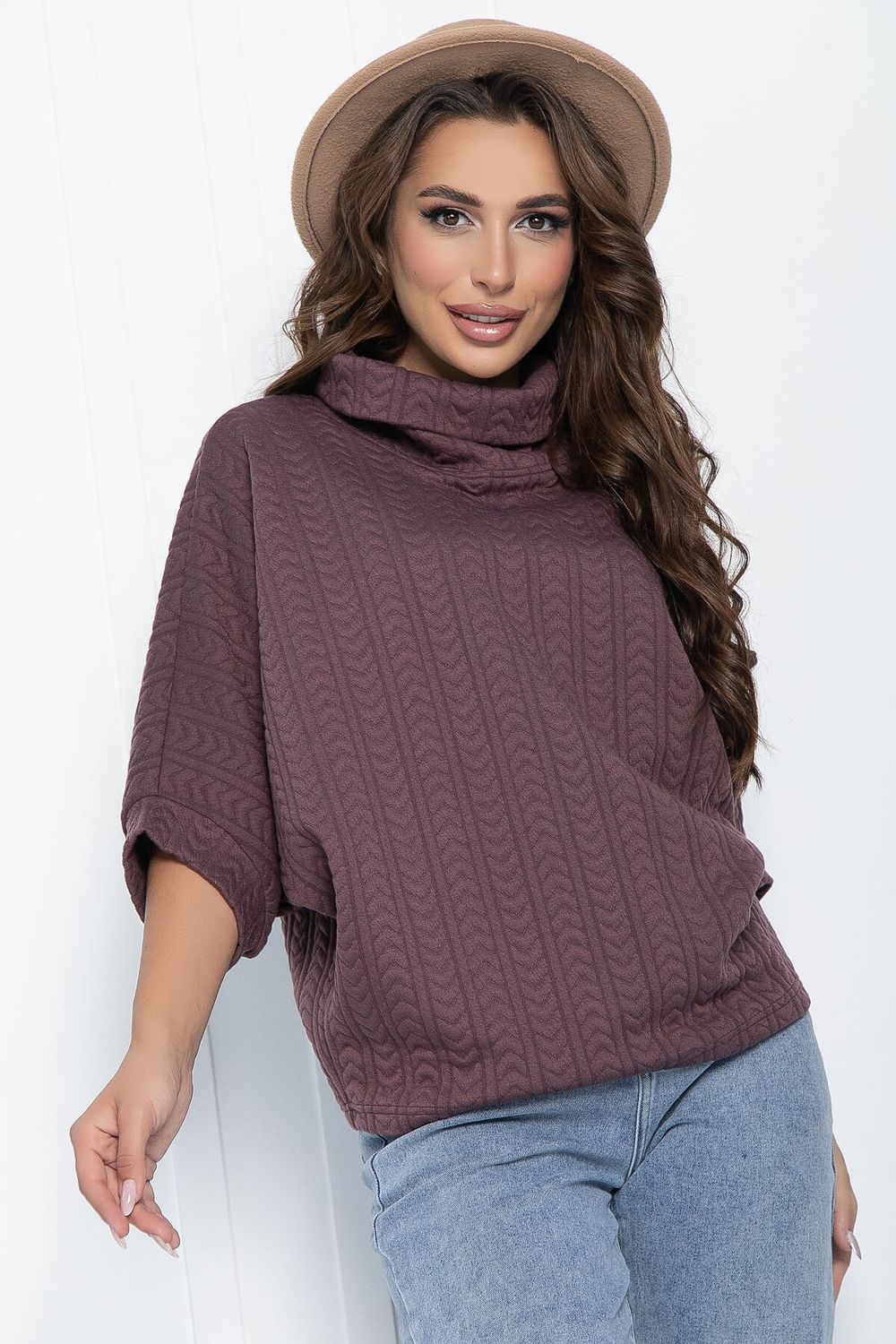 Блуза Барбара (ягодная) Б10987 LT Collection