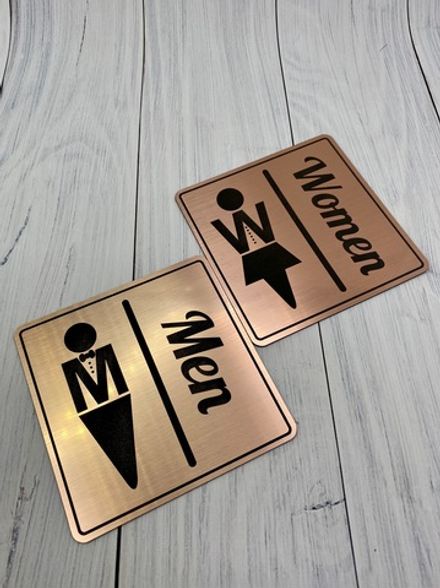 Табличка на туалет (пара М+Ж)