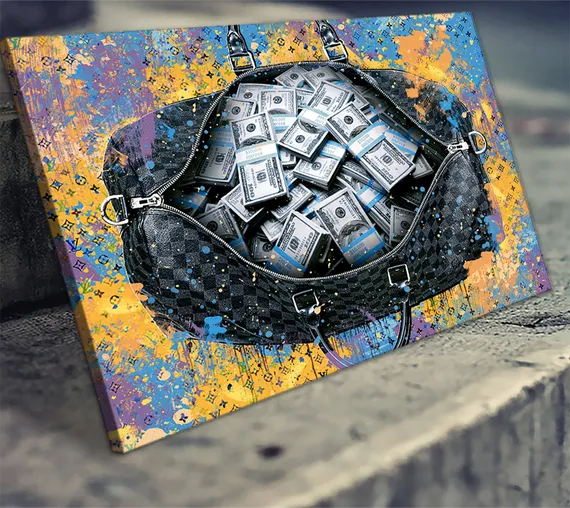 Постер "Сумка с деньгами"