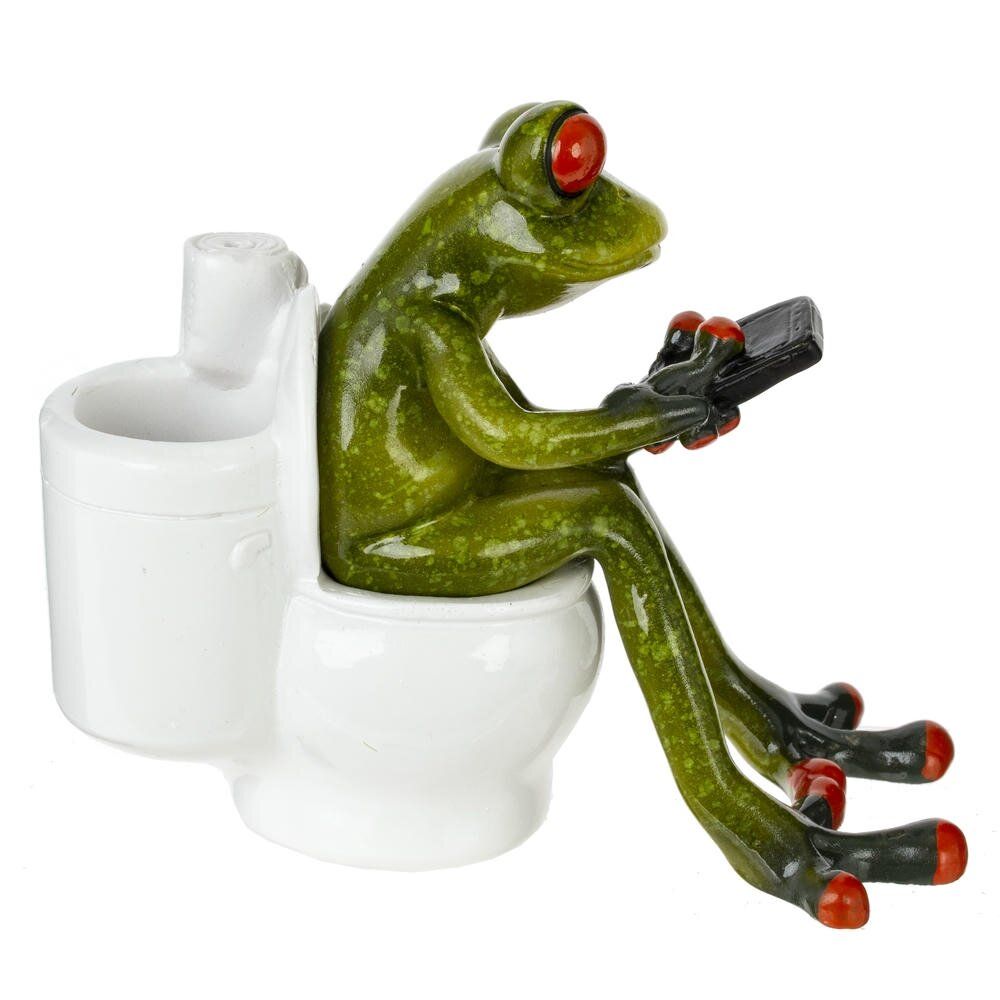 GAEM Фигурка декоративная "Лягушка", L12,5 W7 H10,5 см