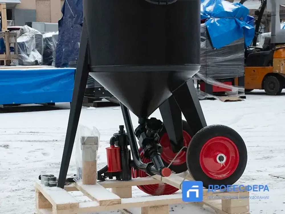 Дробеструйный аппарат PST-PS-250-3 с рукавом TWIN 20 метров